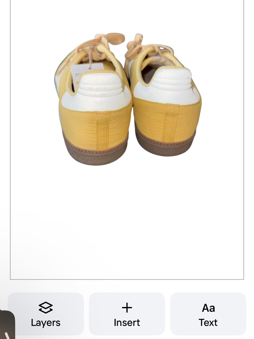Adidas Samba OG Yellow Cream Sneakers Women’s 9 | Gum Sole Classic NWT - Picture 8 of 14
